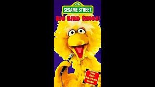 Sesame Street  Big Bird Sings 1995 VHS [upl. by Htrag]