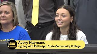 Avery Haymans signs with Pellissippi State [upl. by Fihsak]