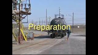 How To Unload A Sulfuric Acid Tank Car [upl. by Akeber]