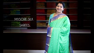 Mysore silk Sarees Collections  Gayathri Reddy [upl. by Wieche776]