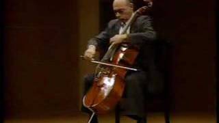 Janos Starker  Cassadó Cello Suite II Mvt [upl. by Shaer]