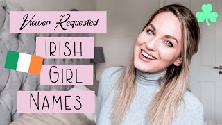 Irish Girl Names with Pronunciation and Meaning [upl. by Attegroeg]