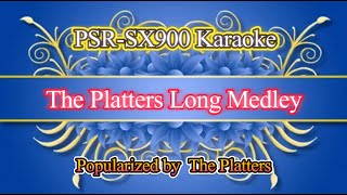 The Platters Long Medley Video Karaoke [upl. by Kapeed]