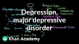 Depression and major depressive disorder  Behavior  MCAT  Khan Academy [upl. by Denison]