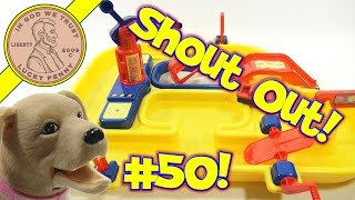 ShoutOut Time Video 50 LPS Dave amp Butch Water amp Sand Play SetButch Drinks The Water [upl. by Hollie]