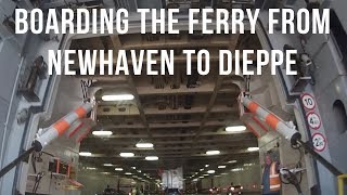 Boarding the ferry to Dieppe at Newhaven Ferry Port [upl. by Eb]