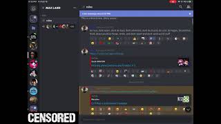 MaximilianMus has a mental breakdown on his discord sever [upl. by Enisaj]