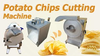 3 types of commercial potato chips slicer machine  potato chips cutting machine [upl. by Heigho]