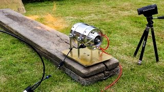 Micro Jet Turbine Engine  First Run [upl. by Sternlight]