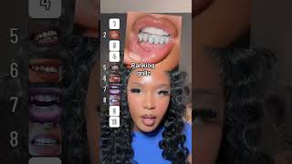 TikTok filter ranking teeth grillz tiktok grillz toothgems shorts [upl. by Ellicul]