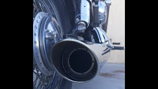 Honda Shadow VT 750 Ace Modified Stock Exhaust Sound Stage 2 Lets Ride [upl. by Dieterich]