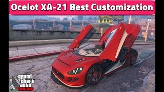 GTA 5 Online Ocelot XA21 Best Clean Customization  XA21 Glitched Paint Job  New Year Sales 2022 [upl. by Nissensohn]