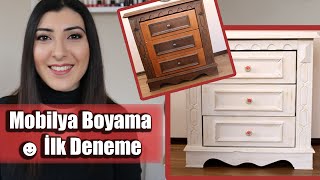 Mobilya Boyama  İlk Deneme [upl. by Ancelin363]