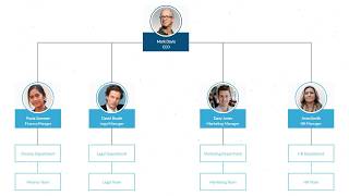 How to Draw a Company Org Chart [upl. by Ettessil572]