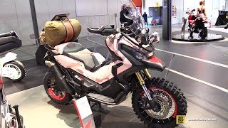 2018 Honda XADV 750 Customized by Motomarche  Walkaround  2017 EICMA Milan [upl. by Knowland]