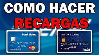 COMO HACER RECARGAS CON TARJETA DE CREDITO Y DEBITO TELCEL [upl. by Blalock]