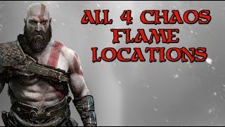 God of War  All Chaos Flame Locations [upl. by Mallin]