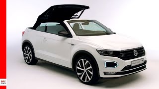 2020 VW TRoc Cabriolet Pure White  Volkswagen [upl. by Zysk]