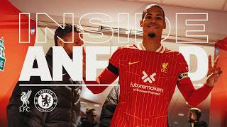 Inside Anfield Liverpool 21 Chelsea  BRILLIANT tunnel cam footage [upl. by Ut]