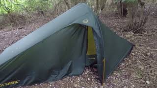 review Nordisk Telemark2 LW tent 950 grams [upl. by Eilah]