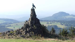 Milseburg FuldaQuelle und Wasserkuppe Hessische Rhön • Ende August 2024 [upl. by Esertal399]