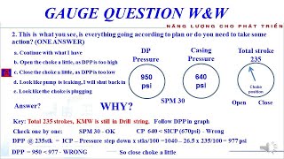 IWCF Well control exam  section 10  GAUGE QUESTION [upl. by Arraeis606]