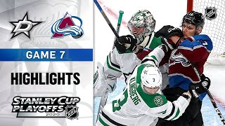 NHL Highlights  Second Round Gm7 Stars  Avalanche  Sept 04 2020 [upl. by Nrevel]