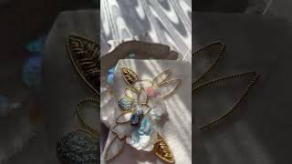 Easy Beadwork Ideas  Hairpin Jewelry Brooch Handmade Crafts broochcraft diy art artwork [upl. by Lletnwahs168]