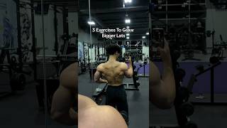 3 Exercises To Grow Bigger Lats 🦾 [upl. by Kevin]