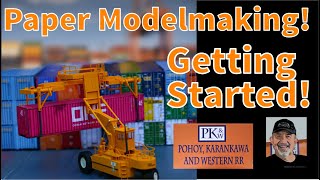 Paper modelmaking  Getting Started [upl. by Analaj665]