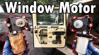 How to Replace a Window Regulator Motor DIY [upl. by Melantha]