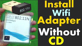 How to Install Wifi Driver Without CD in any Laptop  PC WindowLinuxMac  window 788110 [upl. by Merras209]