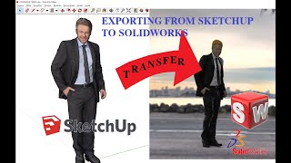 How to Export SketchUp File to SolidWorks English  Advanced Full Method  sketchup to solidworks [upl. by Isidro]