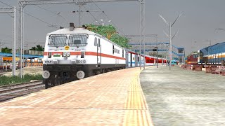 KERALAV1 CLTTOERS 12432 NZM TVC Rajdhani Express INDIAN TRAIN SIMULATOR  RAILWORKS [upl. by Win146]