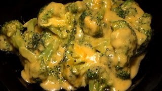 How To Make Cheesy Broccoli Awesome Broccoli With Cheddar Cheese Sauce Recipe [upl. by Akkimat]