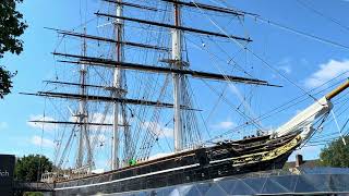 Cutty Sark Clipper Sailing Ship Greenwich London [upl. by Towne]