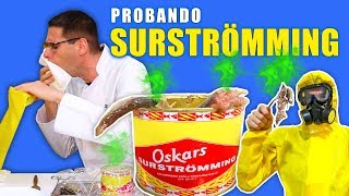 PROBANDO SURSTRÖMMING La Comida Que Peor Huele del Mundo  Surströmming Challenge [upl. by Yahsed]