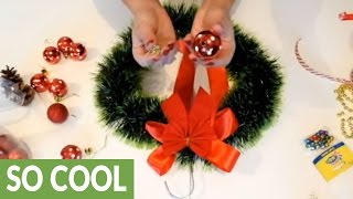 DIY easy Christmas wreaths [upl. by Dahl983]