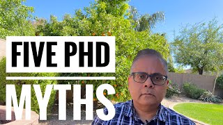 Dont believe in these five PhD myths [upl. by Myrtia326]