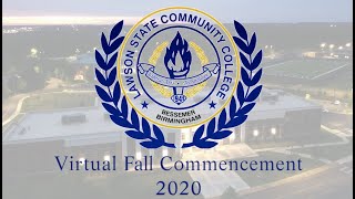 Lawson State Community College  Fall Commencement 2020 [upl. by Ayeki]