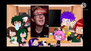 Class 1A react to tiktoks 3  Tododeku Kiribaku Shinkami  EngPol [upl. by Aihsemak]