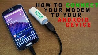 HOW TO CONNECT YOUR USB INTERNET MODEM TO YOUR ANDROID DEVICE  PPP WIDGET 2  DIGI MOBIL NET [upl. by Brnaba]