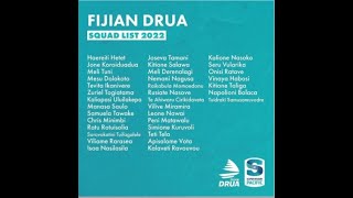 SayMyName  The Fijian Drua Squad List [upl. by Haimerej]