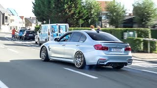 LOUD BMW M3 F80 w M Performance Exhaust  Powerslides Accelerations amp Revs [upl. by Fineberg]