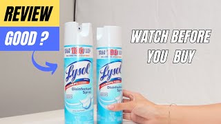 Lysol 2 pack disinfectant spray review [upl. by Hammer]