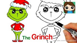 How to Draw The Grinch Easy [upl. by Eart798]