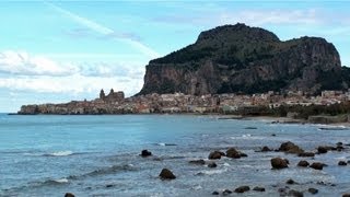 Cefalu Sicily Italy  Cefalù Sicilia Italia  Turismo y viajes  Tourism Travel  Playas Beach [upl. by Tiebout]