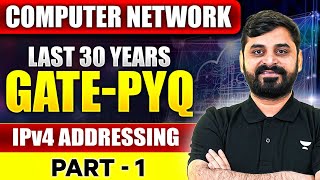 GATE 30 years PYQ Chapter IPv4 addressing  Part  1 [upl. by Ecila]