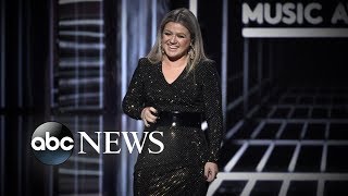 Kelly Clarkson explains recent weight loss [upl. by Enirahtac155]