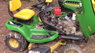 How to Troubleshoot amp Bypass Bad Starter Solenoid on John Deere S240 and X310 series Lawn Mowers [upl. by Saudra602]